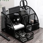 Deli 9200 Vollmetall-Hohlstifthalter, Aufbewahrungsbox für Bürobedarf, 9200 – Bild 3