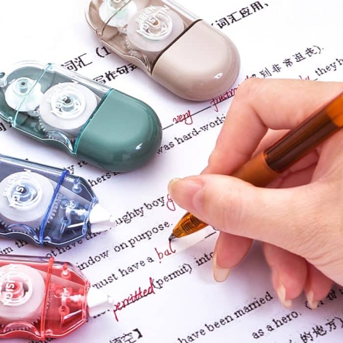 5 Stück Deli NS156 6 m tragbares Mini-Korrekturband, NS156 – Bild 7