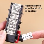 Deli 7500 Handheld-Etikettendrucker mit Datums- und Chargennummer, With 2 Ink Wheel +1 Roll Price Tag – Bild 5