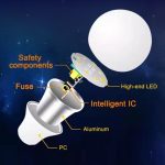 2 PCS Tuya TY-10W RGB+CCT Bluetooth-Handysteuerung Smart LED Bulb Ball – Bild 5
