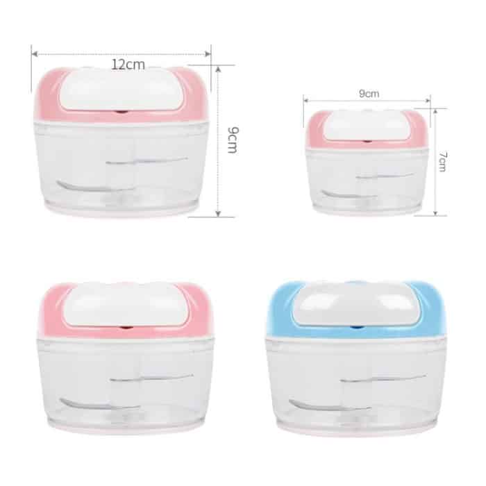 2 Stück manueller Mini-Knoblauchstampfer für den Haushalt, Größe:, Small (Pink), Small (Blue), Large  (Pink), Large  (Blue) – Bild 2