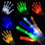1 Paar Hand Bones LED leuchtende Handschuhe, XL – Bild 5