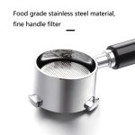 Bodenloser Griff für Kaffeemaschinen aus Zinklegierung für DeLonghi, Stil:, Beech Flat Button, Plastic, Bamboo Without Button, Red Gem Without Button, Red Gem Two Wire Circle, Red Gem Straight, Black Rosewood Straight, Red Rosewood Flat Button... – Bild 3