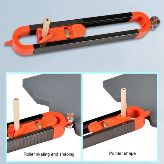 Profil Scribing Lineal Konturuhr mit Schloss – Bild 3