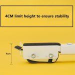 2 Stück Waschmaschinenständer, beweglicher, verstellbarer Kühlschranksockel, Washing Machine Stand (Silver), Washing Machine Stand (White) – Bild 6