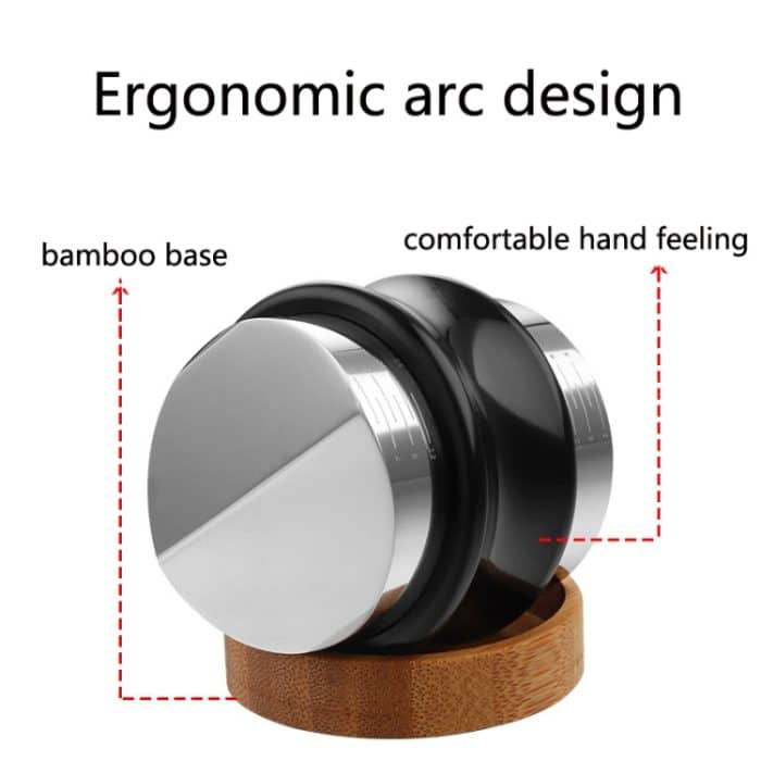 ENB-11 51 mm Edelstahl-Kaffeetuch-Pulverspender, Kaffeemaschinengriff, universell, One Word Double Head Silver, One Word Double Head Bright Black, One Word Double Head, Three-leaf Double Head – Bild 4