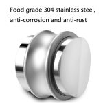 ENB-11 51 mm Edelstahl-Kaffeetuch-Pulverspender, Kaffeemaschinengriff, universell, One Word Double Head Silver, One Word Double Head Bright Black, One Word Double Head, Three-leaf Double Head – Bild 5