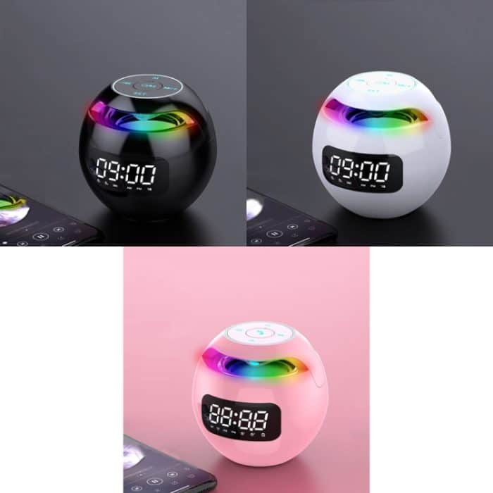 Tragbarer Bluetooth-Lautsprecher mit bunten Kugeln ZXL-G90, Stil:, Clock Version (White), Sensor Version (Black), Clock Version (Black), Clock Version (Pink), Sensor Version (White), Sensor Version (Pink), AI Voice Version (Black)... – Bild 2
