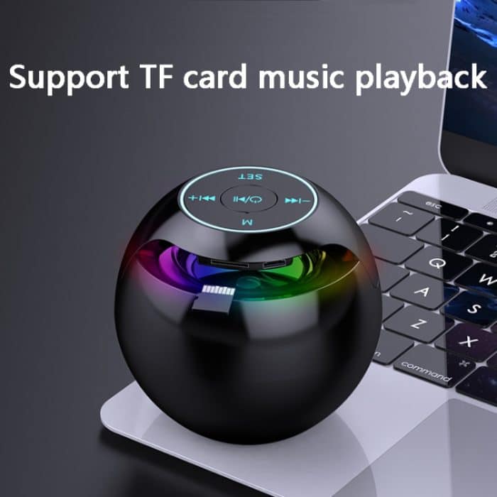 Tragbarer Bluetooth-Lautsprecher mit bunten Kugeln ZXL-G90, Stil:, Clock Version (White), Sensor Version (Black), Clock Version (Black), Clock Version (Pink), Sensor Version (White), Sensor Version (Pink), AI Voice Version (Black)... – Bild 5