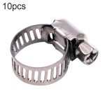 100 Stück Edelstahl-Wasserrohr-Schlauchschelle, Stainless Steel Pipe Clamp