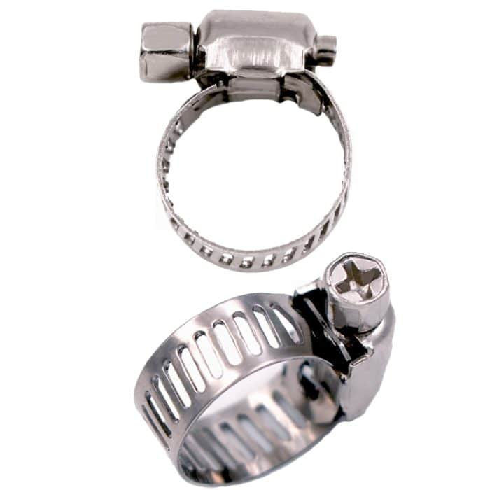 100 Stück Edelstahl-Wasserrohr-Schlauchschelle, Stainless Steel Pipe Clamp – Bild 4