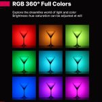 Ulanzi VL110 RGB 2500-9000K 110 LEDs Fotografie-Lichtstab – Bild 3