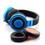 2 Stück Headset-Schwamm-Ohrenschützer für Razer Kraken 7.1 V1 Pro, Black+Black Net, Black+Orange Net, Black Flannel, Black+Blue Net, Black+Green Net – Bild 6