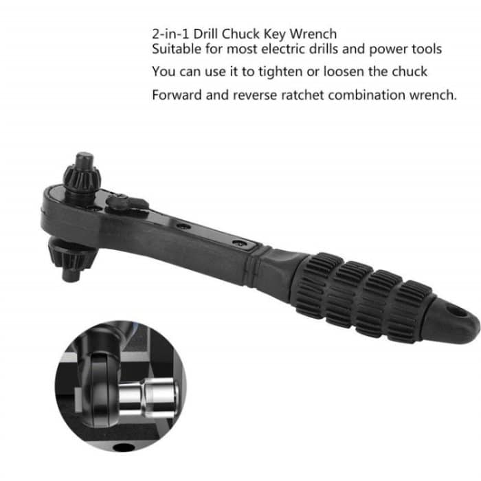 2-in-1-Schlüsselschlüssel für gehärtetes Bohrfutter, 2 In 1 Wrench – Bild 4