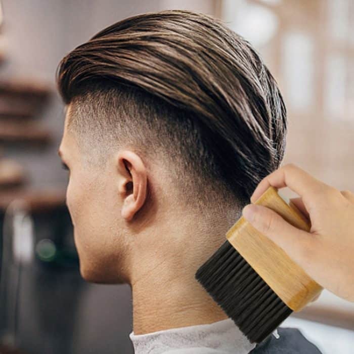 2 flache Bürsten für geschreddertes Haar, Haarschnitt- und Nackenreinigungsbürste – Bild 6