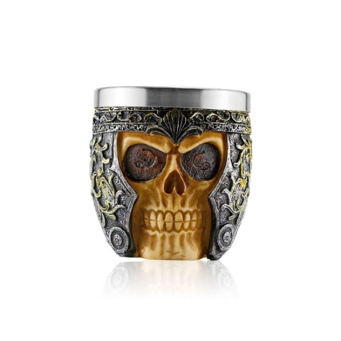 Schädelreinigende Rasier- und Schaumwerkzeuge, Armor Bubbling Bowl, Robot Bubbling Bowl, Skull Head Bubbling Bowl, Skull Head Beard Brush, Beard Brush Golden, Beard Brush Silver, Beard Brush Black – Bild 1