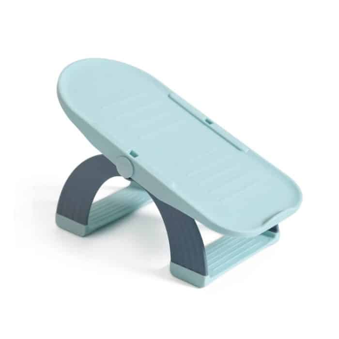 TBD0601844301A.jpg 2 Stück 3-stufig verstellbares doppellagiges Schuhregal, Blue, Orange, Pink – Bild 1