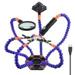 SN6SB-USB Sechs-Klauen-LED-Leuchten-Schweißstation mit Lupe und Ventilator, SN6SB-USB