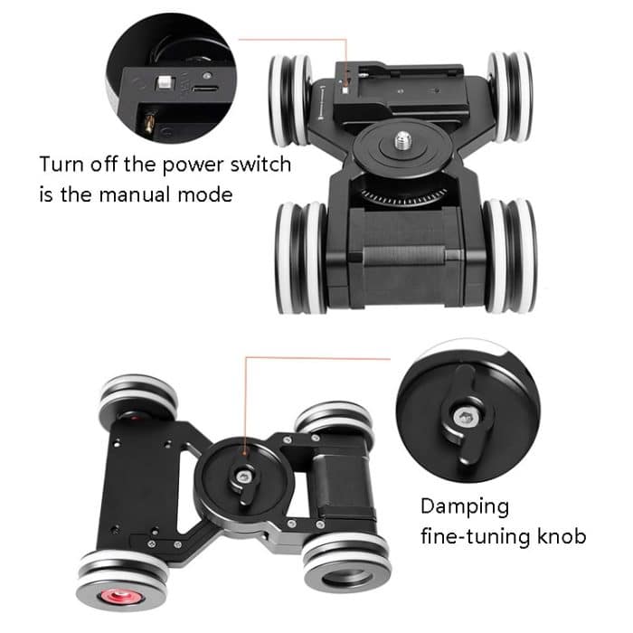 Tank 2 Elektro-Gleitschienen-Rollwagen ohne Batterie – Bild 4