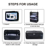 Dreilagige Hängeschrank-Aufbewahrungstasche, Hanging Storage Bag – Bild 5