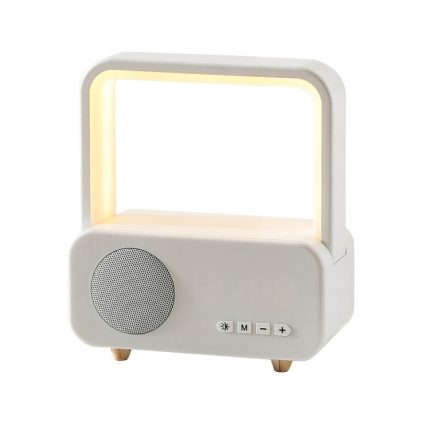 WH-J08 Tragbarer Mini-Bluetooth-Lautsprecher für Zuhause mit Nachtlicht, Basic Style, Clock Style