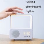 WH-J08 Tragbarer Mini-Bluetooth-Lautsprecher für Zuhause mit Nachtlicht, Basic Style, Clock Style – Bild 6