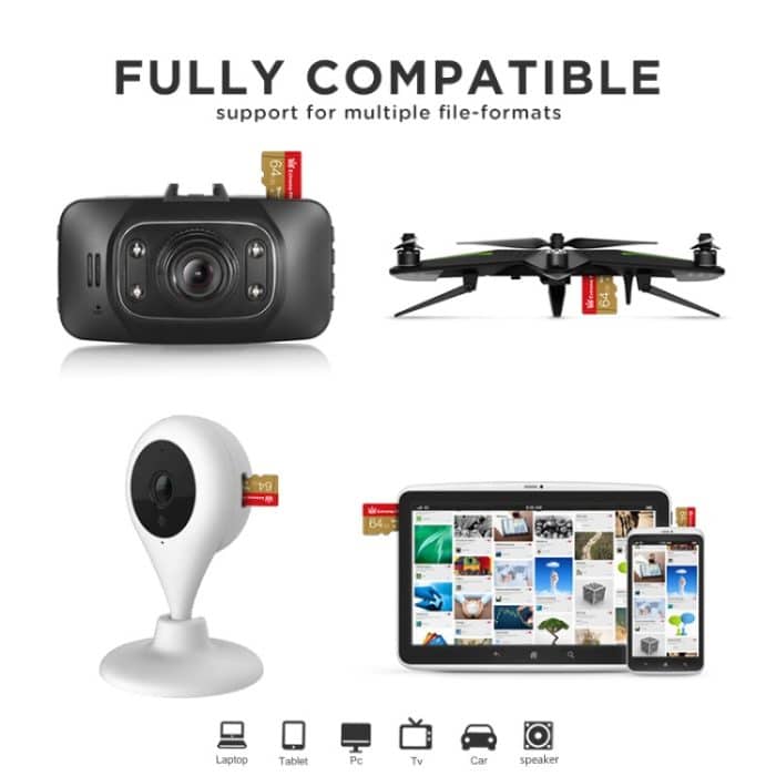 King Card RY032G518 Speicherkarte zur Überwachung von Mobiltelefonkameras, 16GB, 32GB, 64GB, 128GB, 256GB – Bild 4