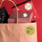 10 Stück Danke Blumen Aufkleber Handwerk Dekoration Umschlag Versiegelungsaufkleber, A-206, A-207, A-208, A-209 – Bild 4