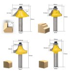 12 Teile/satz Holzbearbeitung Graviermaschine Trimmer Schneidwerkzeug, 8 Handle With Wooden Box, 8 Handles Without Wooden Box – Bild 4