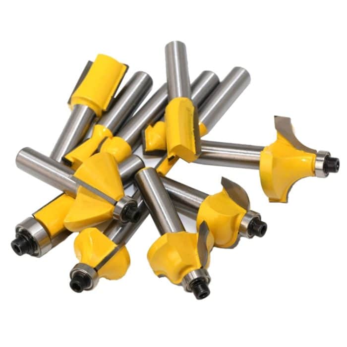 12 Teile/satz Holzbearbeitung Graviermaschine Trimmer Schneidwerkzeug, 8 Handle With Wooden Box, 8 Handles Without Wooden Box – Bild 6