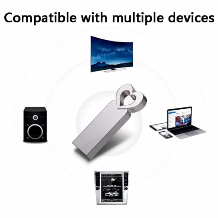 Zshqu2 Herzförmige USB 2.0 Hochgeschwindigkeits-USB-Flash-Laufwerke aus Metall, 4GB, 8GB, 16 GB, 32GB, 64GB, 128GB – Bild 5