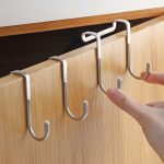 5 Stück S-förmige Doppelhaken aus Edelstahl für Garderobe und Schubladentür hinten, S-Shaped Double Hook