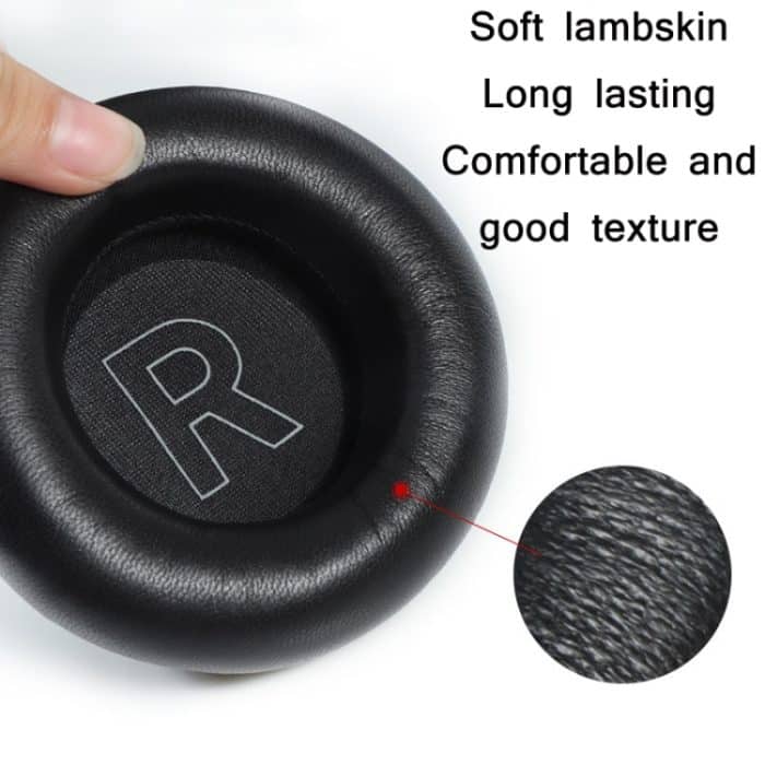 1 Paar Schwamm-Ohrenschützer aus echtem Leder für BO BeoPlay H7 / H9 / H9i 3rd – Bild 3