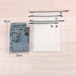 50 Stück PE-Kordelzugbeutel, wasser- und staubdicht, Aufbewahrungstasche, 20x28cm, 25x30cm, 25x35cm, 30x40cm – Bild 3