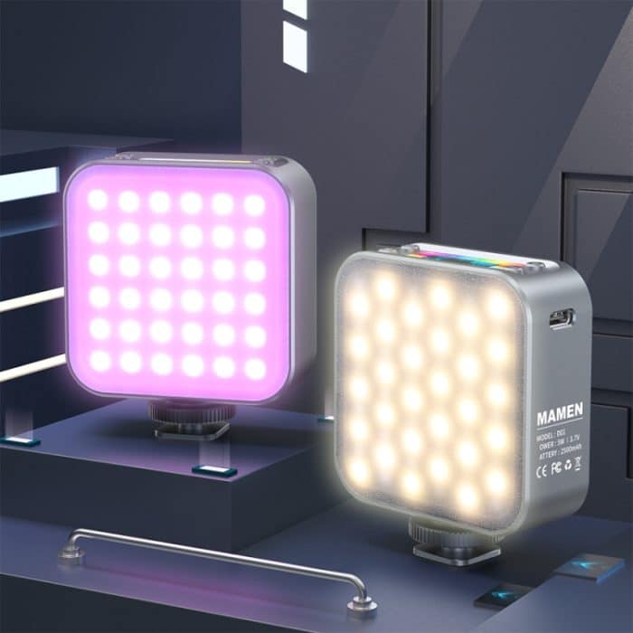 MAMEN D01 66 LEDs 2500-9000K doppelseitige RGB-LED-Fülllichter – Bild 1