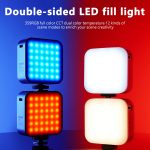 MAMEN D01 66 LEDs 2500-9000K doppelseitige RGB-LED-Fülllichter – Bild 5