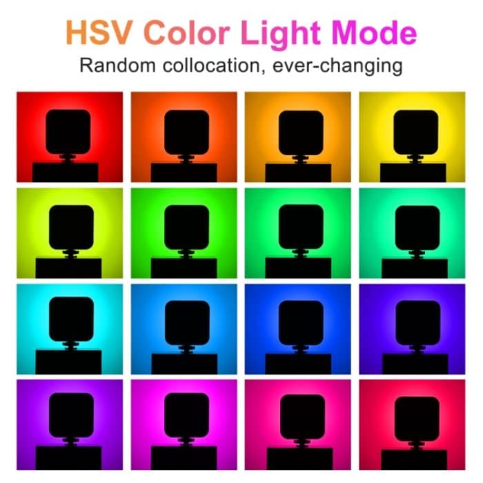 MAMEN D01 66 LEDs 2500-9000K doppelseitige RGB-LED-Fülllichter – Bild 7