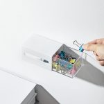 2 Stück links und rechts ziehende, wandhängende Schubladenbox, transparente Aufbewahrungsbox, Wall Hanging Drawer Box – Bild 3