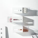 2 Stück links und rechts ziehende, wandhängende Schubladenbox, transparente Aufbewahrungsbox, Wall Hanging Drawer Box – Bild 5