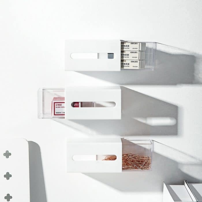 2 Stück links und rechts ziehende, wandhängende Schubladenbox, transparente Aufbewahrungsbox, Wall Hanging Drawer Box – Bild 5