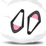 T6 Niedliche Katzenohren-Dekoration für Kopfhörer, Black, White – Bild 3