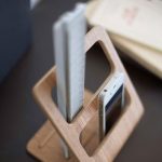 Couchtisch-Aufbewahrungsregal aus Holz mit Multifunktions-Fernbedienungs-Organizer, Wood Color, Walnut – Bild 4