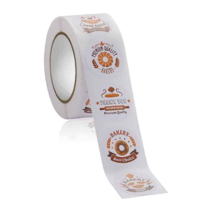 5 Stück Bäckerei Konditorei Cartoon süßer Aufkleber dekorativer Siegelaufkleber, 2.5cm / 1 Inch – Bild 4