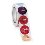 5 PCS Pearl Milk Tea Cup Thank You Aufkleber Coffee Shop Sealing Sticker, 2.5cm / 1 Inch – Bild 4