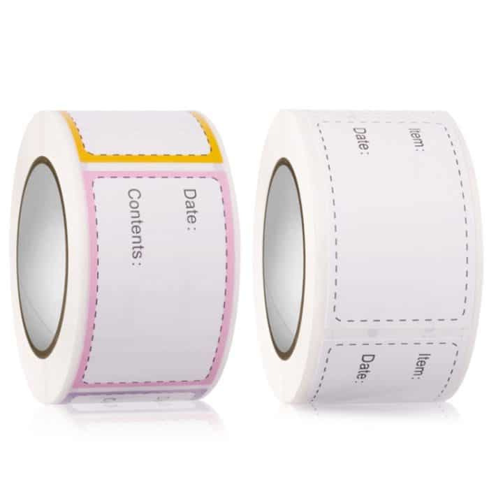 5 Stück selbstklebende Aufkleber zur Aufbewahrung von Lebensmittelkatalogen mit sicherem Datum, 5 x 3cm – Bild 2