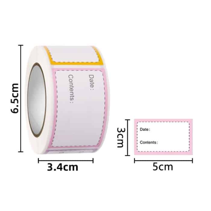 5 Stück selbstklebende Aufkleber zur Aufbewahrung von Lebensmittelkatalogen mit sicherem Datum, 5 x 3cm – Bild 3