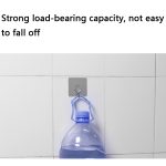 8 Stück WL-003-08 7 x 7 cm multifunktionaler Edelstahl-Klebehaken, Transparent, Brushed Silver – Bild 4