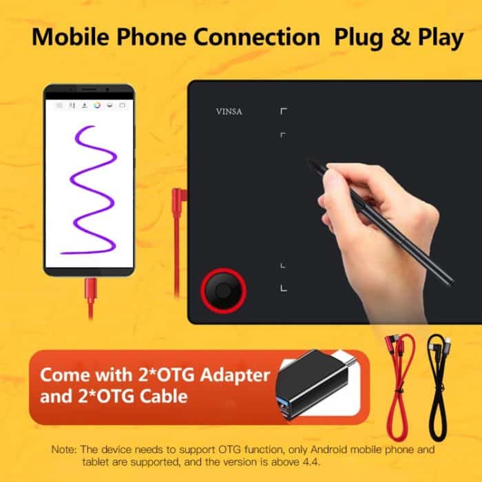 VINSA T608 kann mit handbemaltem Mobiltelefon verbunden werden, Stil:, Package 1, Package 2 – Bild 6