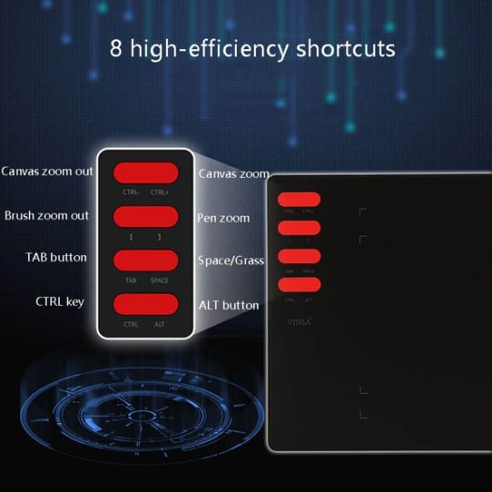 VINSA T505 Malplatte, Stil:, Package 1, Package 2, Package 3 – Bild 4