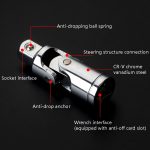 Um 360 Grad drehbares Hülsengelenk, 5 PCS 1/4 inch, 5 PCS 3/8 inch, 5 PCS 1/2 inch, 3 PCS / Set – Bild 4